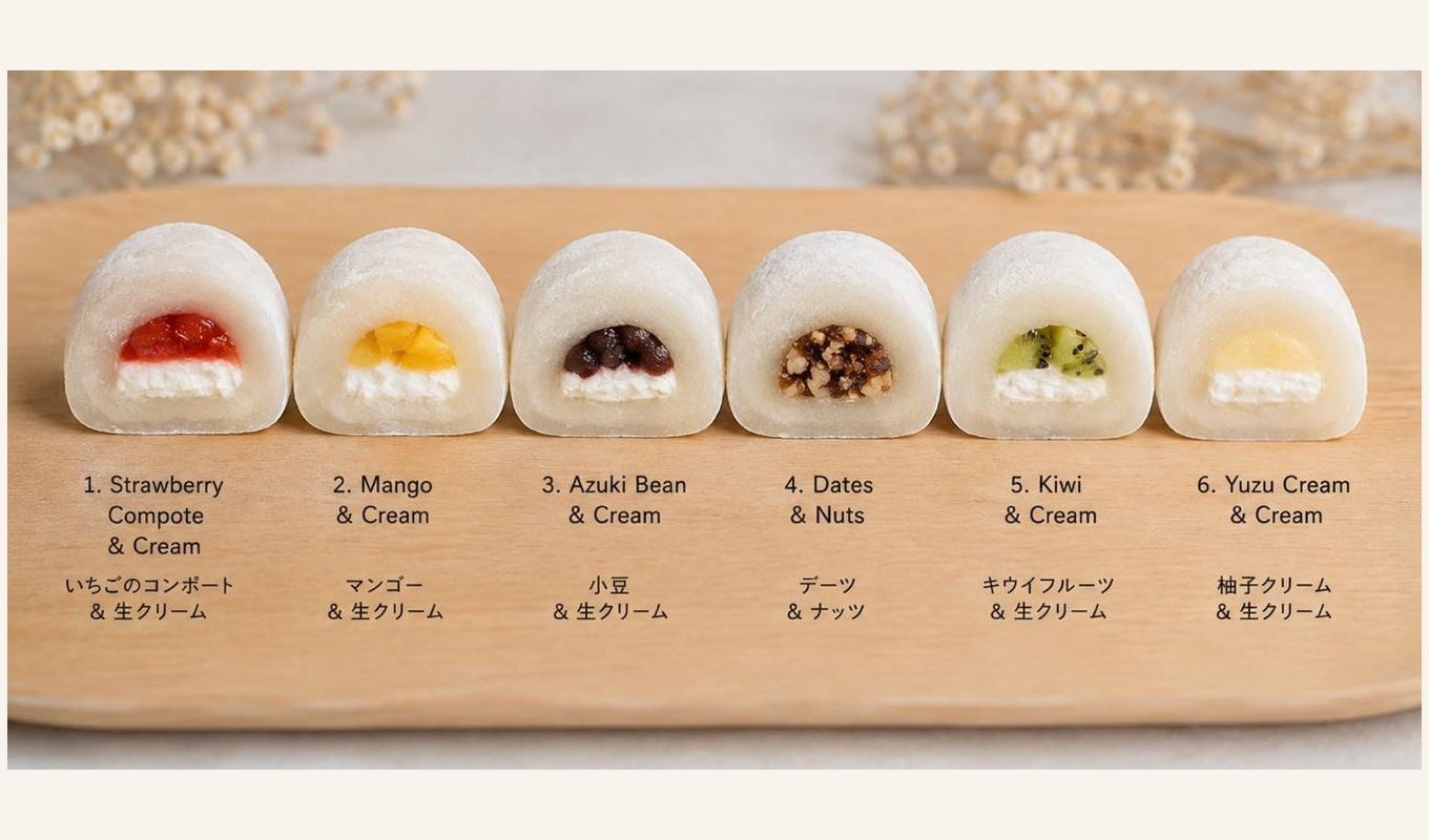 Mini daifuku assortment — 6 pieces in a gift box — product