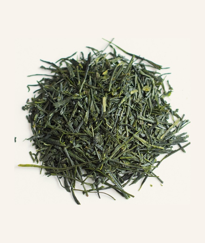 Yabukita sencha leaves